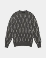 Ksubi Diamond Dollar Knit Crew Grey