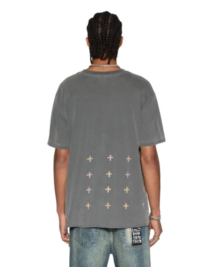 Charcoal Ksubi World Order Biggie SS T-Shirt Back