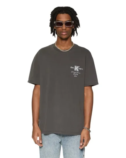 Faded Black Ksubi Lock Up Biggie SS Tee