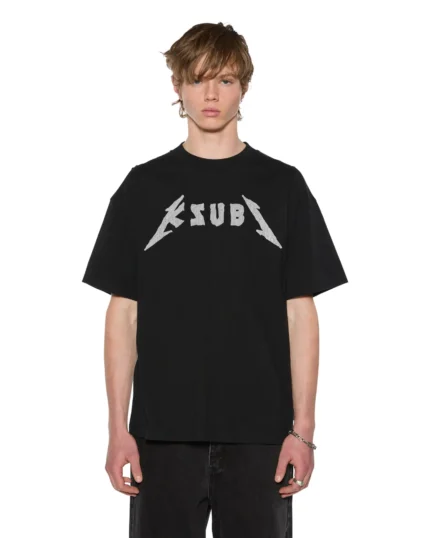 Jet Black Ksubi Line Up Ekcess SS T-Shirt